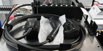Inside A Flo Electric Vehicle Charger Assembly Facility