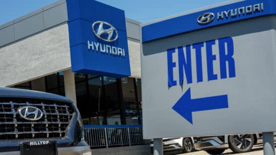 A Hyundai dealership in Richmond, California, US. Photographer: David Paul Morris/Bloomberg