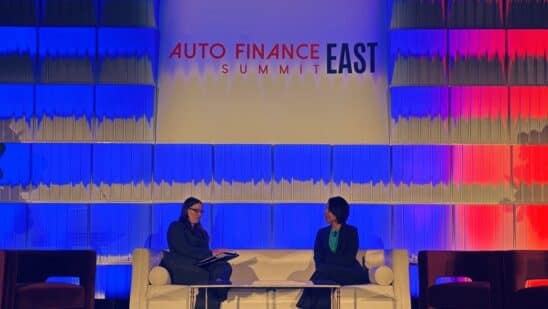 Auto Finance News Editors and Chase Auto CEO Leslie Wims Morris speak at Auto Finance Summit East 2025