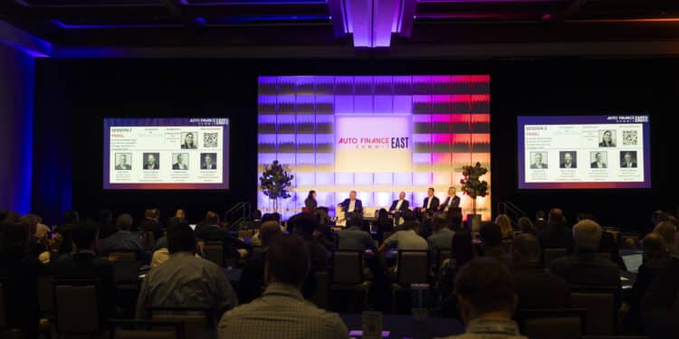 Auto Finance Summit East 2025 far away view panel