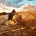 someone riding quad bike on dirt