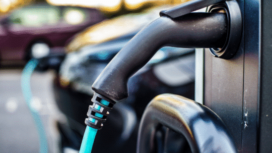 ev charger up close