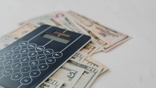 bank calculator on money
