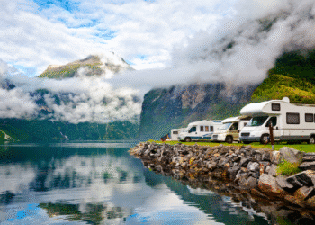 rvs at campsite