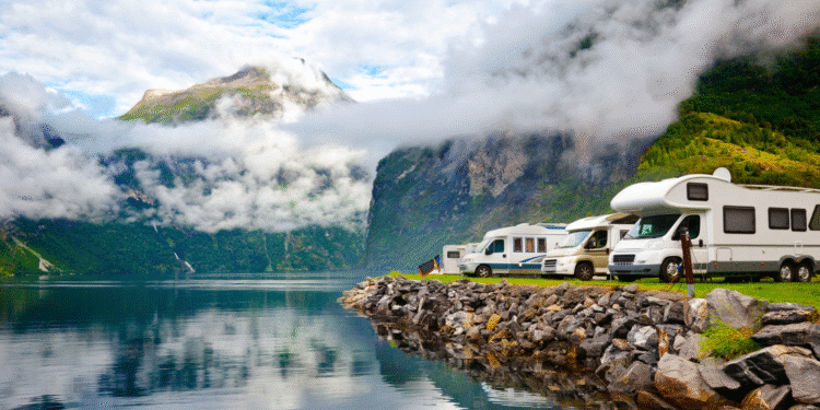 rvs at campsite