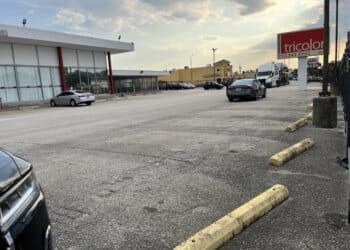 A Beechnut Tricolor location empty in September 2025