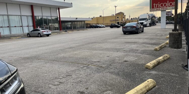 A Beechnut Tricolor location empty in September 2025