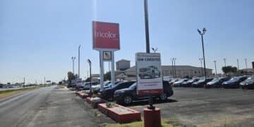 Auto Finance News visited a closed Tricolor dealership on Sept. 10 in Texas following the news that the lender had filed for bankruptcy.
