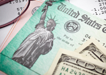 tax refund concept money on papers