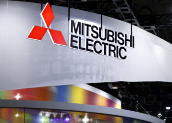 Mitsubishi Electric branding.