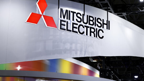 Mitsubishi Electric branding.
