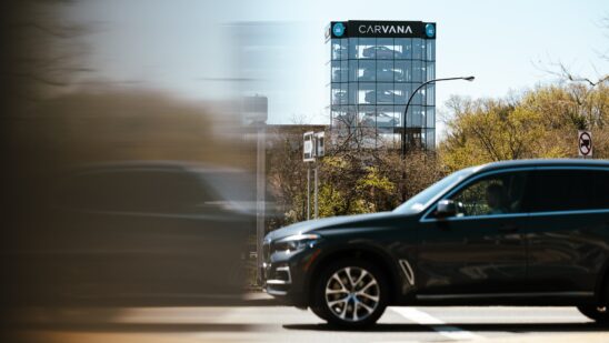 A Carvana vending machine in Uniondale, New York, US, on Tuesday, April 16, 2024. Carvana Co. is scheduled to release earnings figures on May 1. Photographer: Angus Mordant/Bloomberg