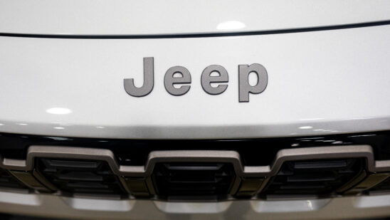 A 2026 Jeep Cherokee Turbo Hybrid SUV during the 2026 Detroit Auto Show in Detroit, Michigan, US, on Wednesday, Jan. 14, 2026. The event opens to the public on January 17th and runs through the 25th.