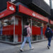 A Banco Santander branch in London.