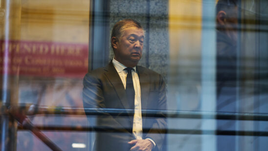 Daniel Chu arrives at federal court in New York on Jan. 13.
