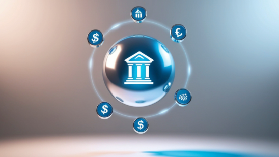 investment financial services stock image
