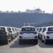 Toyota vehicles at the Port of Nagoya in Japan. Photographer: Toru Hanai/Bloomberg