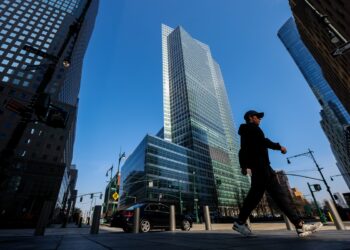 The Goldman Sachs headquarters in New York.