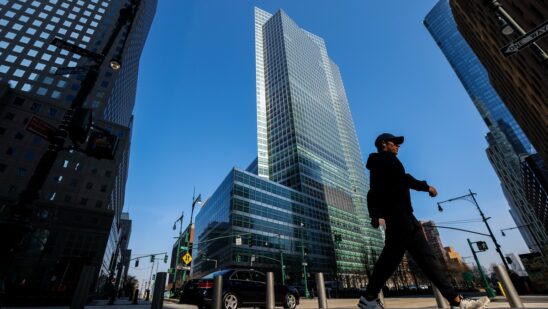 The Goldman Sachs headquarters in New York.