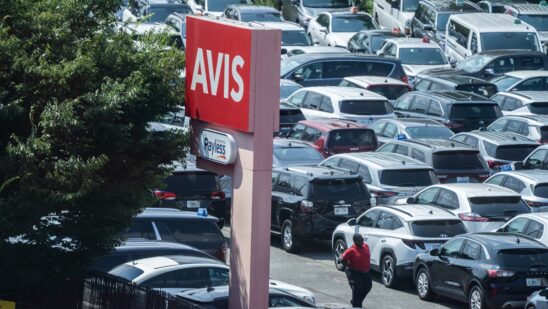 An Avis rental location in New York. Photographer: Jeenah Moon/Bloomberg