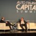 (From left: Royal Media CEO JJ Hornblass and Stellantis Financial Services Executive Vice President and Chief Financial Officer Bennie Duck at Auto Finance Capital Summit 2026 | Auto Finance News)