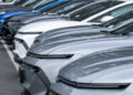 General Motors Co. Equinox electric vehicles (EV) at a dealership in Colma, California, US, on Friday, Jan. 23, 2026. General Motors is scheduled to release earnings figures on January 27. Photographer: David Paul Morris/Bloomberg