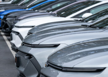 General Motors Co. Equinox electric vehicles (EV) at a dealership in Colma, California, US, on Friday, Jan. 23, 2026. General Motors is scheduled to release earnings figures on January 27. Photographer: David Paul Morris/Bloomberg