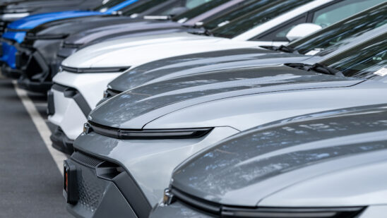 General Motors Co. Equinox electric vehicles (EV) at a dealership in Colma, California, US, on Friday, Jan. 23, 2026. General Motors is scheduled to release earnings figures on January 27. Photographer: David Paul Morris/Bloomberg