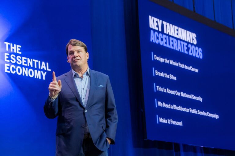 Ford Chief Executive Jim Farley at Ford Pro Accelerate conference (Courtesy/Ford)