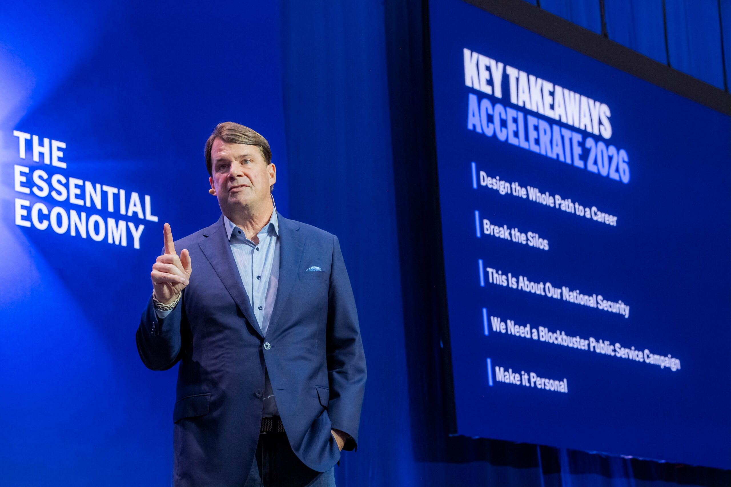 Ford Chief Executive Jim Farley at Ford Pro Accelerate conference (Courtesy/Ford)