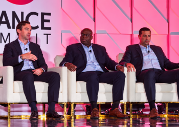 Erik Laney, Chief Financial Officer, Santander Consumer USA, Jason Person, President, SAFCO, Michael Shaw, SVP – National Dealer Sales Executive, Bank of America (Courtesy/Auto Finance News)